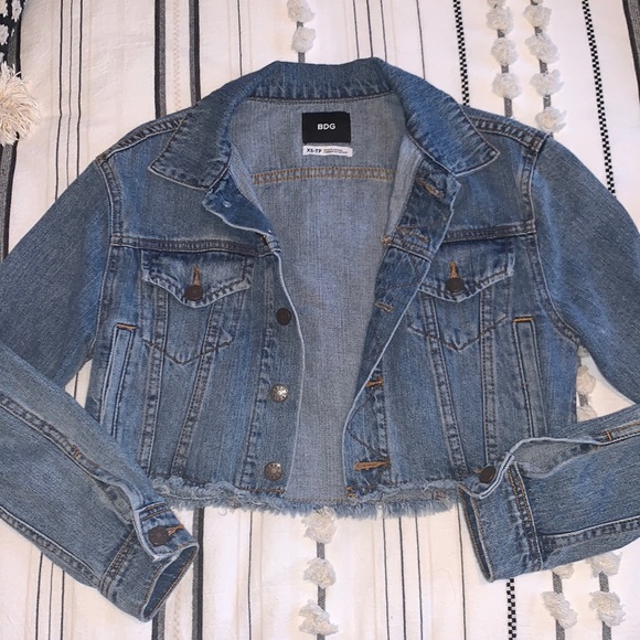 Crop denim jacket - Picture 2 of 6